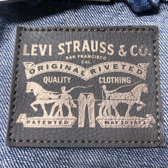LEVI Strauss & Co Denim Jeans Jacket - Picture 12 of 16